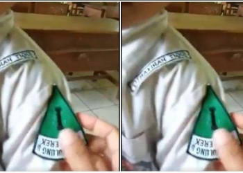 Logo Terbalik, Ternyata Ibu Anak SD ini Buta Huruf