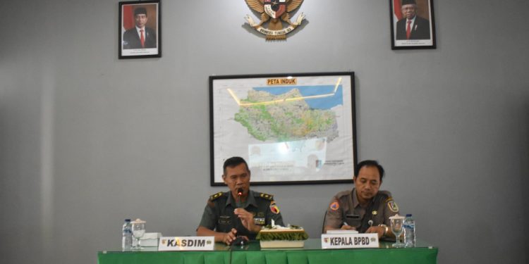 Kodim 0811 Tuban Gelar Rakor Apel Gelar Pasukan dan Perlengkapan Dalam Rangka Penanggulangan Bencana Hydrometeorologi
