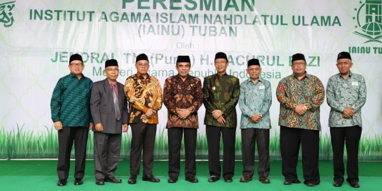 IAINU Tuban Di Resmikan Menteri Agama RI.