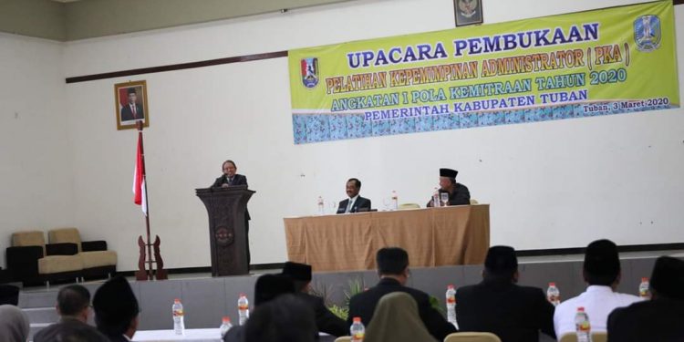 Diklatpim Administrasi Perdana Dibuka Wabup Tuban.