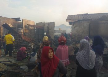 Pasar Besar Tuban Luluh Lantak Dilahap si Jago Merah.
