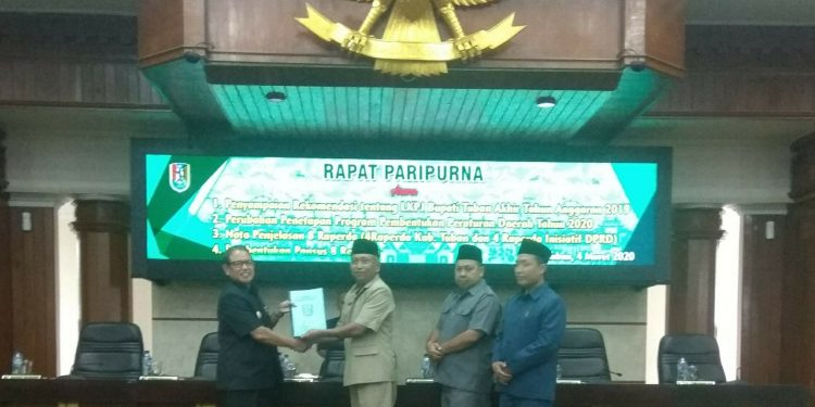 Angka Kemiskinan Warnai Paripurna DPRD Tuban