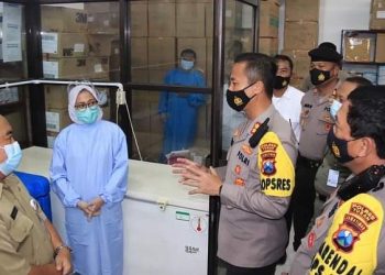 Kadis Kesehatan Dampingi Kapolres Tuban