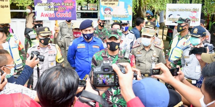 Operasi Penegakan Pendisiplinan Protokol Kesehatan Covid-19 Skala Besar 2021 Digelar Oleh TNI-Polri