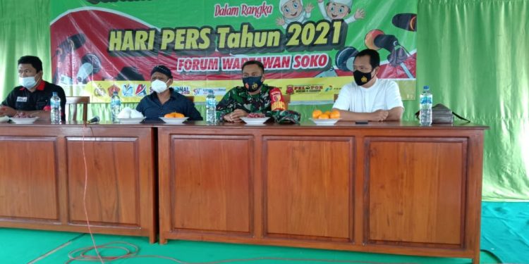 Forum Wartawan Soko Beri Santunan Anak Yatim-piatu Dalam Rangka HKN 2021