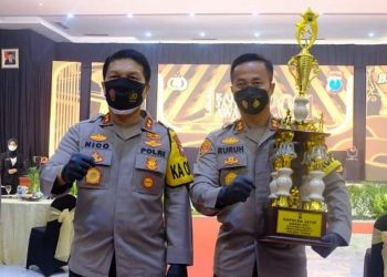 Polres Tuban Borong Penghargaan terbanyak pada acara Kapolda Jatim Awards 2021
