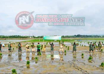 Dandim 0811 Tuban Pinta Jajarannya Terus Dampingi Petani Dalam Rangka Wujudkan Hanpangan Nasional