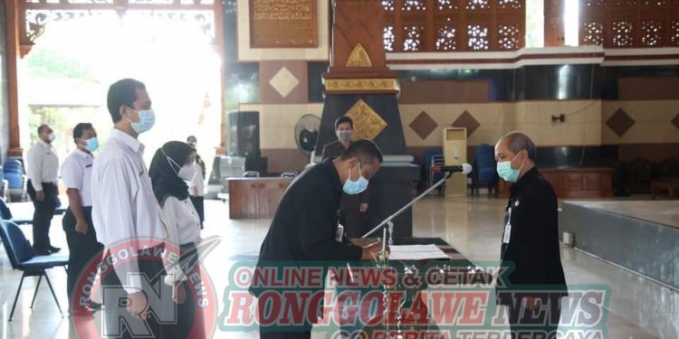 Lantik 214 Pejabat Fungsional , Ini Pesan Sekda Tuban