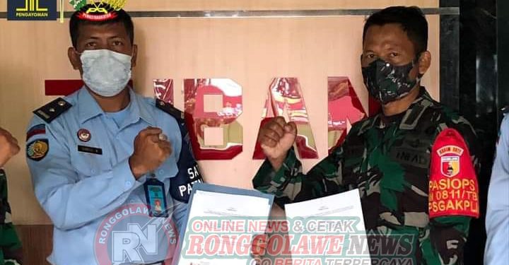 Kodim 0811 dan Lapas Klas IIB Teken MoU Perjanjian Kerja Sama (PKS)