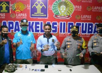 Lapas Tuban Gelar Penggeledahan Bersama Polres dan BNNK Untuk Pastikan Zero Halinar