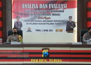 Lapas Tuban Gelar Penggeledahan Bersama Polres dan BNNK Untuk Pastikan Zero Halinar