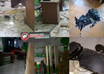 Kantor Desa Dirusak Massa Yang Tidak Terima Pelaku Perselingkuhan Hanya Buat Surat Pernyataan