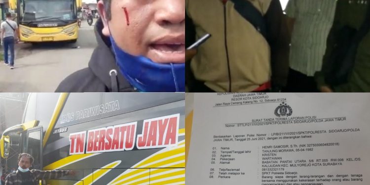 Alami Pemukulan Pemred Media Cetak/Online Lapor Polisi