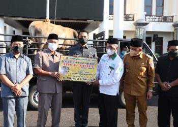 Pemkab Tuban Salurkan Sapi dan Kambing Hewan Kurban