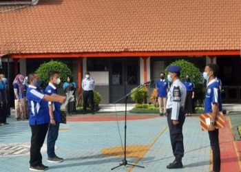 Petugas Upacara Bendera di Lapas Tuban Ternyata Warga Binaan
