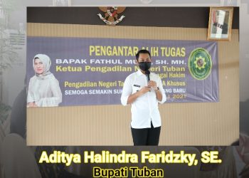 Mas Bupati Hadiri Pelepasan Ketua PN Tuban