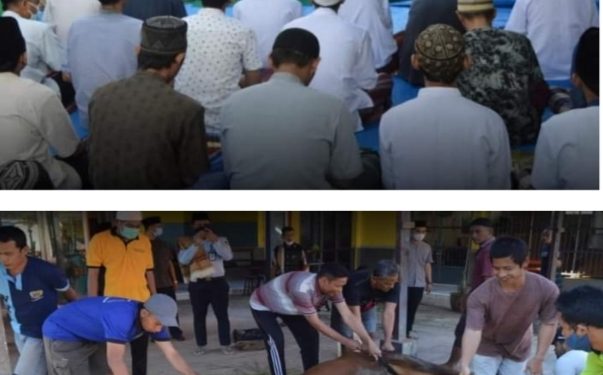 Momentum Idul Adha, Lapas Tuban Potong Sapi dan Kambing