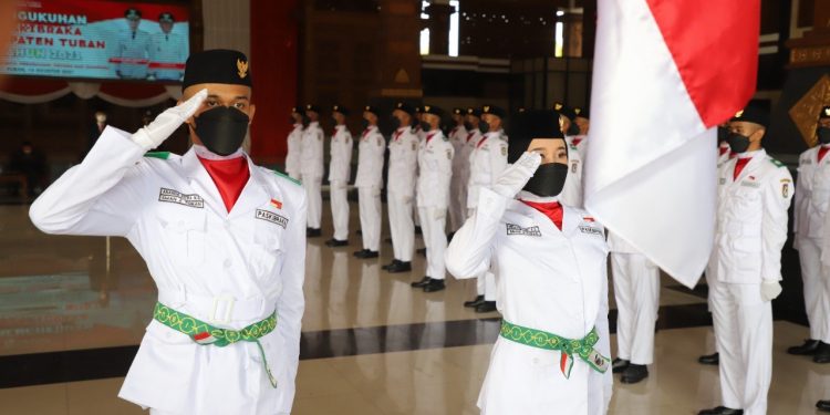 74 Anggota Paskibraka Kabupaten Tuban Siap Kibarkan Sang Merah Putih