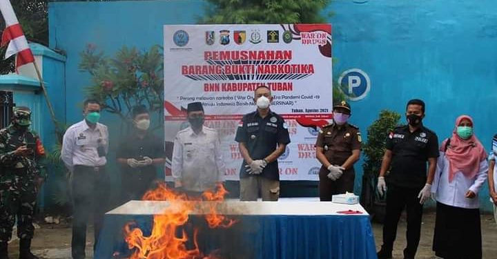 1,5 Kg BB Ganja Dimusnahkan, Tersangka Terancam Hukuman Mati