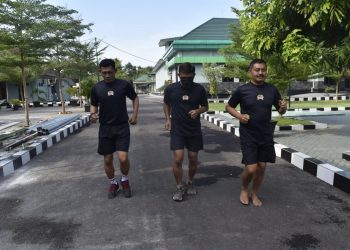 Prajurit Kodim 0811 Tuban Rutin Laksanakan Olah Raga Mandiri Guna Tingkatan Imun Tubuh