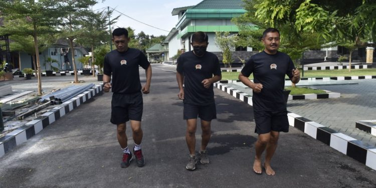 Prajurit Kodim 0811 Tuban Rutin Laksanakan Olah Raga Mandiri Guna Tingkatan Imun Tubuh