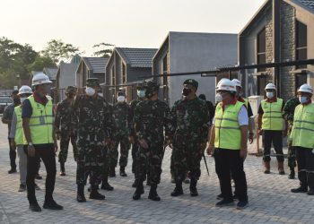 Dandim Tuban Kawal Pangdam V/Brawijaya Tinjau Rumah Dinas Baru