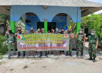 Wujud Karya Bakti Koramil 0811/15 Jenu Kodim 0811 Tuban Pengabdian Untuk Negeri