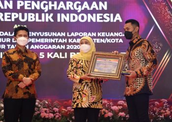 Penghargaan Opini WTP 5 Kali Berturut-turut di Terima Pemkab Tuban
