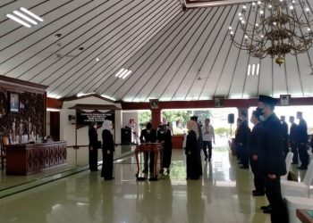 32 Pejabat Pemkab Bojonegoro di Lantik Bupati  di Pendopo, ini daftarnya