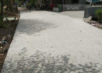 Tanpa Papan Proyek, Pekerjaan Rabat Beton di Desa Kepuh Anyar di Duga Proyek Siluman