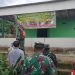 TNI Montong Tuban Bersinergi Dengan Warga Dalam Aksi Sosialnya Percantik Mushola Al Jami