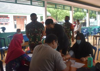 Sasar Vaksinasi Lansia, Dandim 0811 Optimis Menuju Tuban Level Satu