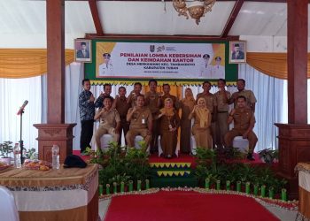 Desa Merkawang Tambakboyo Menjadi Salah Satu Tempat Penilaian Lomba Kebersihan lingkungan