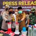 Musnahkan BB, Ribuan Liter Miras dan Sabu 12,5 gram Dimusnahkan