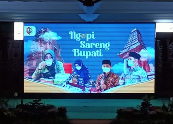 Ngopi Bareng Bupati Ikfina di Pendopo Pemkab