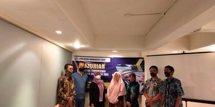 Terpilih Sebagai Pengampu Penjurian Sayembara Kompetensi Siswa SMK Indonesia 2021, SMKN Tambakboyo Tuban Lakukan Penjurian Secara Maraton