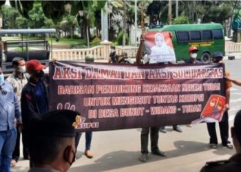 Tuntut Kades Juga di Tahan, Warga Bunut unjuk Rasa