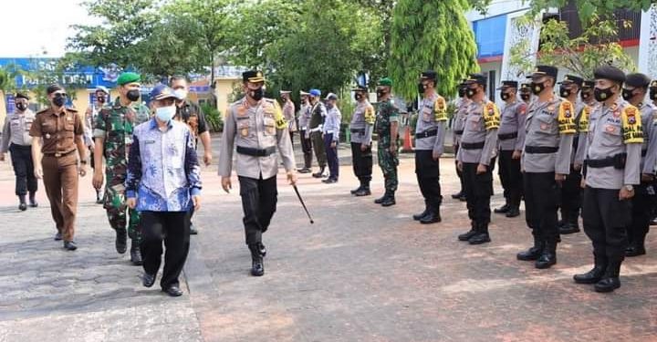 Kapolres Tuban Cek Pos Pelayanan dan Tempat Wisata Jelang Nataru, Ini Yang disampaikan