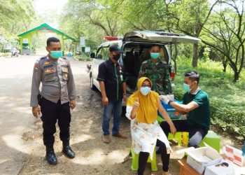 Serunya Berwisata Sambil Vaksin Di Pantai Wana Wisata Sowan, Bancar Tuban Beri Kenyamanan Bagi Pengunjung ﻿