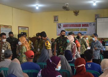 Dandim 0811 Tuban Bersama Forkopimda Tinjau Vaksinasi di Montong