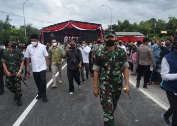 Bersama Forkopimda, Dandim 0811 Hadiri Peresmian Jembatan TBT