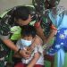 Babinsa Koramil 03 Semanding Kawal Vaksinasi di Madrasah Ibtidaiyah Sunan Bejagung