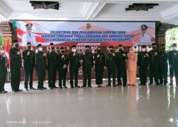 Lantik 23 Pejabatnya, Ini Pesan Bupati Mojokerto Ikfina