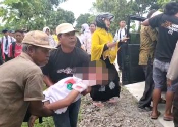 Satu Nyawa Melayang Dalam Laka di Poros Desa Balenrejo-Lengkong