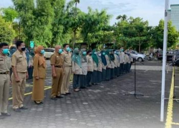 Segenap Pejabat dan Pegawai RSUD.dr.R.Koesma Tuban Ikuti Apel Pagi