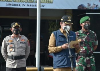 Kapolres dan Dandim Dampingi Bupati Yes Apel Gelar Pasukan Pamor Keris