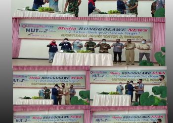 HUT Ke-2 Tahun Media Ronggolawe News, Sebagai Mitra Dandim 0811 Tuban dan Ketua DPRD Tuban Berikan Suport