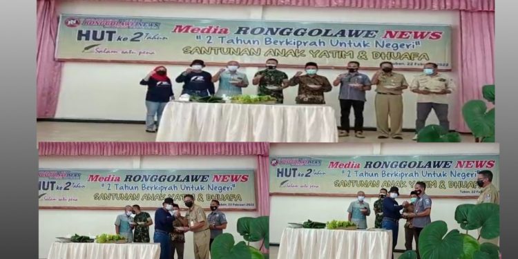 HUT Ke-2 Tahun Media Ronggolawe News, Sebagai Mitra Dandim 0811 Tuban dan Ketua DPRD Tuban Berikan Suport