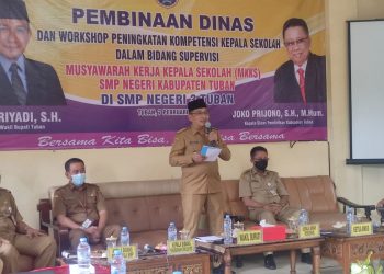 Hadiri MKKS SMP Negeri Tuban, Wabup Inginkan Inovasi Pada Sektor Pendidikan