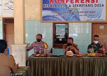 Ajak Kades dan Forkopimka Berkolaborasi, Ini Pesan Kapolsek Widang